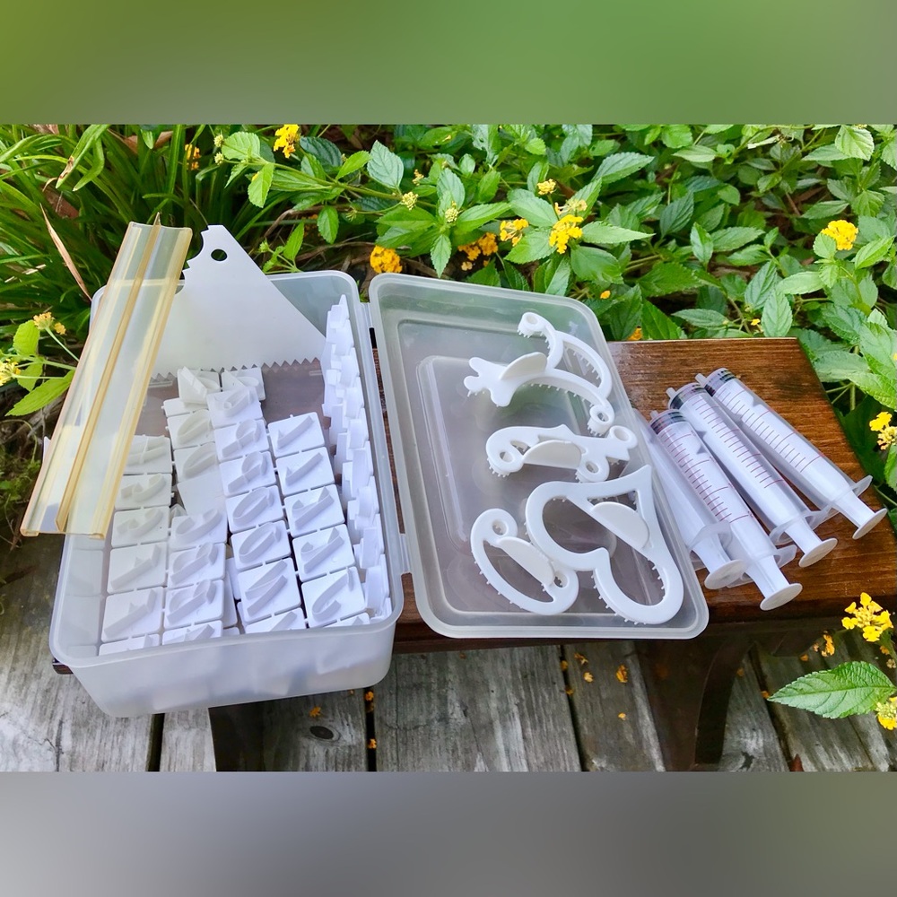Cake Decorating Kit Alphabet Tracing Stencil Cupcake Filling Tools As Shown